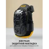 STAYER PROFI гелевая вставка, пластиковая накладка, противоскользящая поверхность, наколенники защитные (11198)