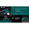 KRAFTOOL KH-10, Hybrid power, 500 лм, 5 режимов, аккумуляторный налобный фонарь, 1000мАч, 3ААА (56452)