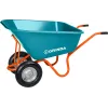 GRINDA GP-1, кузов увеличенного объема 260 л, г/п 120 кг, ударопрочный пластик, тачка садовая PROLine (422401)