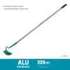 GRINDA PH-225 ALU, 225 х 80 х 1465 мм, D-образный профиль, углеродистая сталь, антикор. покрытие, алюминиевый черенок, мотыга, PROLine (39599)