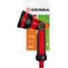 GRINDA N-8, с регулятором напора, 8 режимов, двухкомпонентный, поливочный пистолет (8-427188)