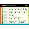 GRINDA RM-8, 8 режимов, курок сзади, металлический с TPR, поливочный пистолет, PROLine (8-427143)