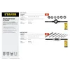 STAYER MaXCut, 8 предметов, инструментальная сталь, набор плашек (28015-H8)