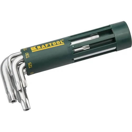 KRAFTOOL TH, 8 шт, набор коротких ключей TORX (27433-1)