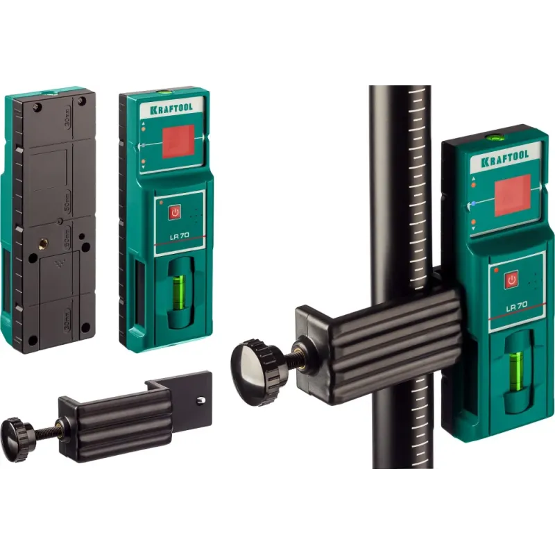 KRAFTOOL LR 70, детектор для линейного нивелира (34607)