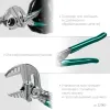 KRAFTOOL Vise-Wrench, 180 мм, клещи переставные-гаечный ключ (22063)