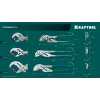 KRAFTOOL Vise-Wrench, 180 мм, клещи переставные-гаечный ключ (22063)