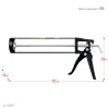 STAYER Standard 310 мл, скелетный пистолет для герметика (0665)