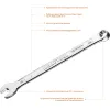 KRAFTOOL 6 мм, комбинированный гаечный ключ (27079-06)