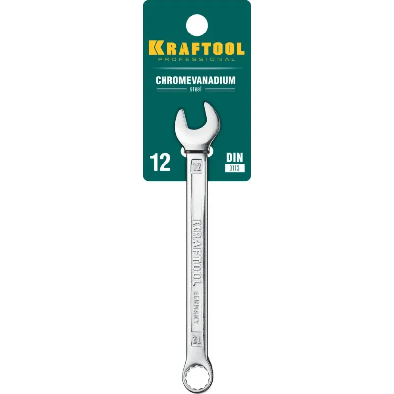 KRAFTOOL 12 мм, комбинированный гаечный ключ (27079-12)