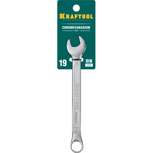 KRAFTOOL 19 мм, комбинированный гаечный ключ (27079-19)