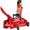 STAYER R-28 RED FORCE, в кейсе, 2 т, 130 - 350 мм, подкатной домкрат для легковых а/м, Professional (43153-2-K)