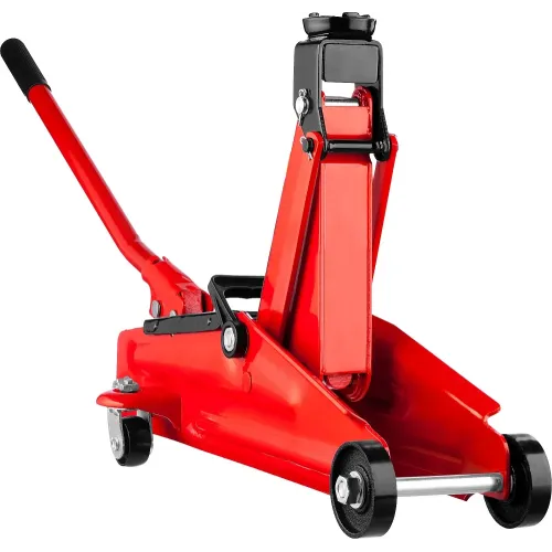 STAYER R-28 RED FORCE, в кейсе, 2 т, 130 - 350 мм, подкатной домкрат для легковых а/м, Professional (43153-2-K)