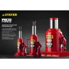 STAYER RED FORCE, 2 т, 181 - 345 мм, бутылочный гидравлический домкрат, Professional (43160-2)