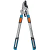 GRINDA TX-980, 645 - 885 мм, высокоуглеродистая сталь, закаленные лезвия, храповый механизм, телескопический, плоскостной сучкорез, PROLine (424515)