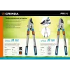 GRINDA TX-980, 645 - 885 мм, высокоуглеродистая сталь, закаленные лезвия, храповый механизм, телескопический, плоскостной сучкорез, PROLine (424515)