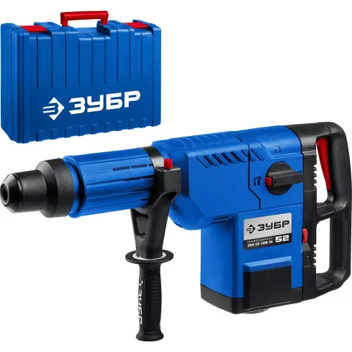 ЗУБР 52 мм, 1500 Вт, перфоратор SDS-Max, Профессионал (ЗПМ-52-1500 ЭК)