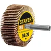 STAYER d 50 x 20 мм, P80, на шпильке d 6 мм, круг шлифовальный лепестковый (36607-080)