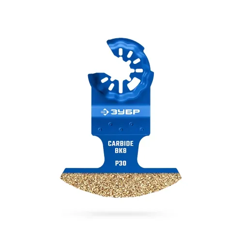 ЗУБР CARBIDE ВК8 Р30, 70x2.8 мм полотно с твердосплавной крошкой: керамика, кирпич, пенобетон, StarQuick (15580-70-2.8)