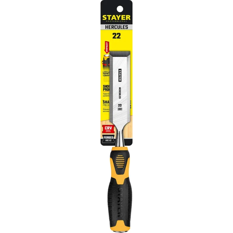 STAYER Hercules, 22 мм, стамеска-долото, Professional (18205-22)