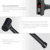STAYER 40 мм, 450 г, цельнолитой безынерционный слесарный молоток, Professional (2042-450)