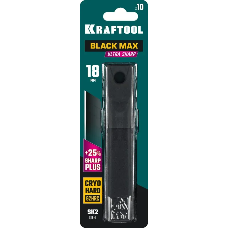 KRAFTOOL 18 мм, 10 шт, сегментированные лезвия (09602-18-S10)