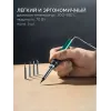 KRAFTOOL KR-75, 2-в-1 100-480°С 750 Вт, Ремонтная паяльная станция (55340)