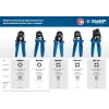 ЗУБР ПКТ-16-4, 0.25 - 16 мм2, с квадратным профилем, торцевые мультидиапазонные пресс-клещи, Профессионал (22694)