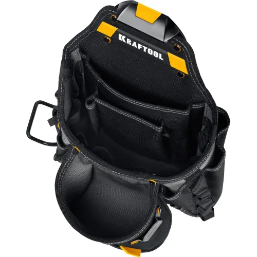 KRAFTOOL KBS-5 пояс монтажника, в комплекте: пояс монтажника, подтяжки и 3 сумки (38760-5)