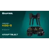 KRAFTOOL KBS-5 пояс монтажника, в комплекте: пояс монтажника, подтяжки и 3 сумки (38760-5)