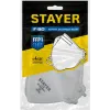 STAYER F-80, класс защиты FFP1, плоская, фильтрующая полумаска (11112)
