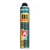 KRAFTOOL FIRE STOP B1, 750 мл, пистолетная, огнестойкая, не залипающий клапан, 240°С, SVS, выход до 51 л, монтажная пена (41186)
