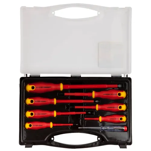 STAYER Electro, 8 предм., набор диэлектрических отверток, Professional (25145-H8)