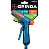 GRINDA F-R, курок спереди, двухкомпонентный, плавная регулировка напора, поливочный пистолет, PROLine (429121)