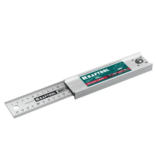 KRAFTOOL QUATTRO, 250 мм, 4 положения, складной столярный угольник (3444)