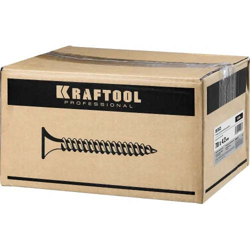 KRAFTOOL СГД, 70 х 4.2 мм, фосфатированное покрытие, 1500 шт (6,62 кг.), саморез гипсокартон-дерево (3005-70)
