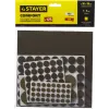 STAYER коричневые, самоклеящиеся, 125 шт, набор мебельных накладок (40916-H125)