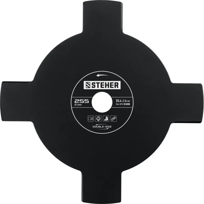 STEHER TB-4, 255 мм, 4T, нож для триммера (75135)