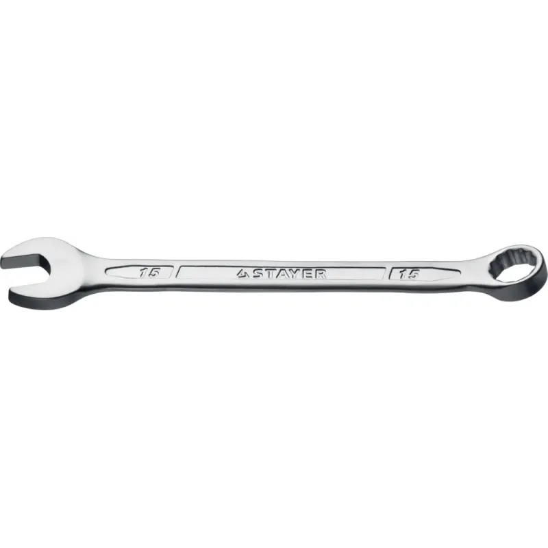 STAYER HERCULES, 15 мм, комбинированный гаечный ключ, Professional (27081-15)