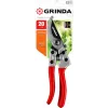 GRINDA G-13, 205 мм, закаленные лезвия, титановое покрытие, алюминиевые рукоятки, плоскостной секатор (423113)