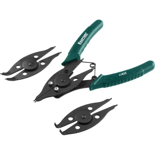 KRAFTOOL Universal 6-in-1, внешний/внутренний, съемник стопорных колец (22811)