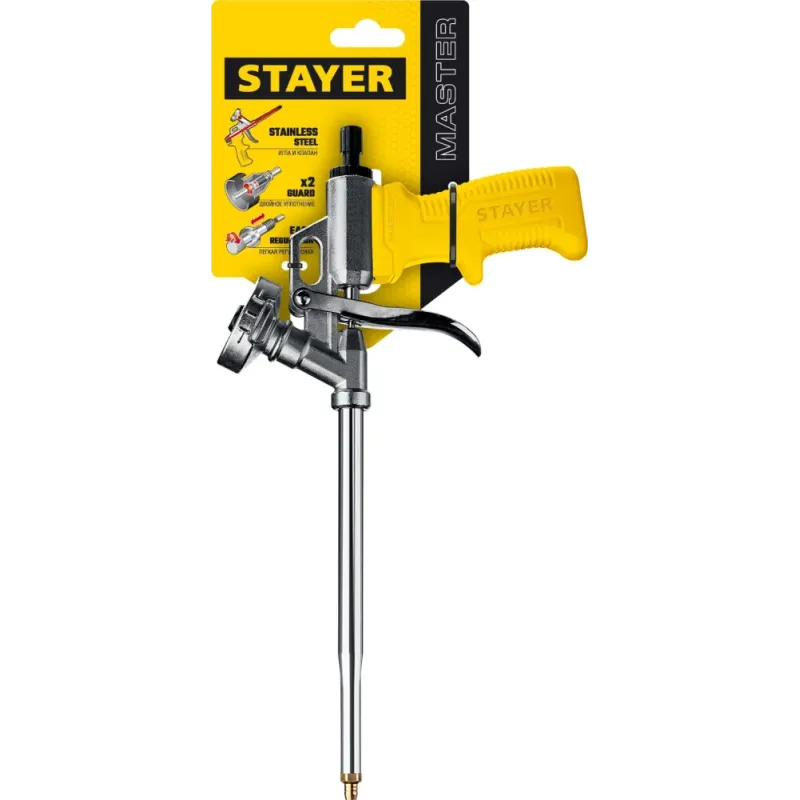 STAYER Master, металлический пистолет для монтажной пены (06863)