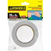 STAYER 19 мм, 5 м, белая, на вспененной основе, двухсторонняя клейкая лента, Professional (12231-19-05)