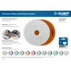 ЗУБР 100 мм, №1000, мокрое шлифование, алмазный гибкий шлифовальный круг АГШК, Профессионал (29866-1000)