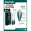 KRAFTOOL Impact, 6 шт, набор ударных отверток (25025)