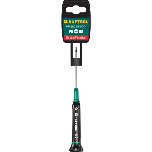 KRAFTOOL Precision PH00, отвертка для точных работ (25682-00)