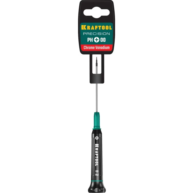 KRAFTOOL Precision PH00, отвертка для точных работ (25682-00)