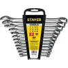 STAYER HERCULES, 12 шт, 8 - 24 мм, набор комбинированных гаечных ключей, Professional (27085-H12)