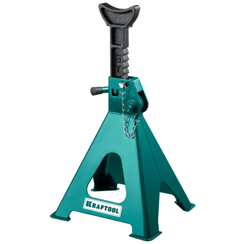 KRAFTOOL S-PIN, 6 т, 390 - 605 мм, усиленная страховочная подставка со штифтом (43465-6)