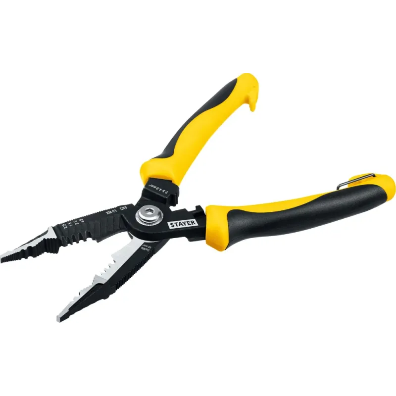 STAYER HERCULES XM-21, 4в1 электромонтажные клещи (23342-21)